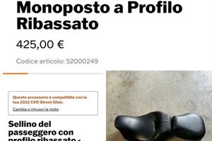 Sella touring road street glide