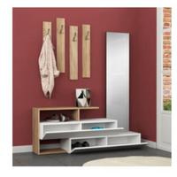 Mobile ingresso moderno salvaspazio con specchiera