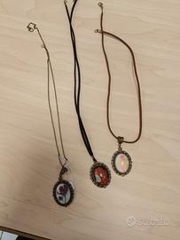 collane resina e cabochon 