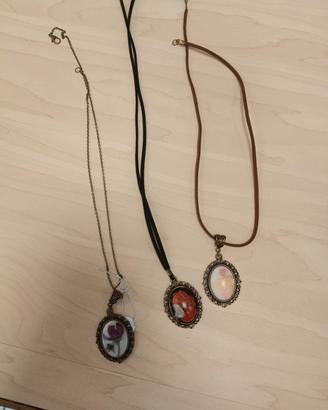 collane resina e cabochon 