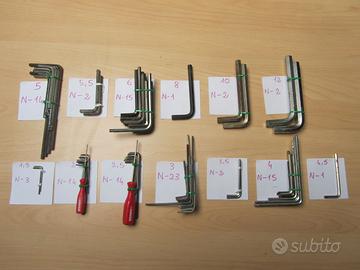 Lotto chiavi a brugola .