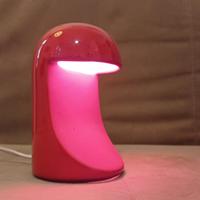 Lampada vintage Space Age in ceramica rossa – stil