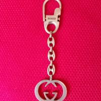 Portachiavi in acciaio Gucci Vintage