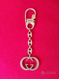 Portachiavi in acciaio Gucci Vintage