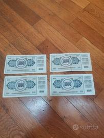 Banconote da 1000 Dinara 