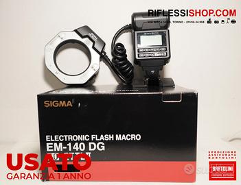 USATO SIGMA EM-140 DG FLASH MACRO PER CANON