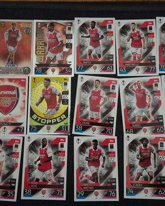 Lotto 15 Carte Match Attax 2022/23 Arsenal FC