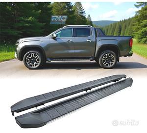 PEDANE LATERALI VOLKSWAGEN VW AMAROK 10- NERO