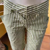 Bermuda bianco-verde Fornarina tg.S Nuovo
