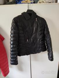 piumino nero imbottito 