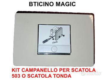 Bticino Magic kit pulsante portanome x 503 o tonda
