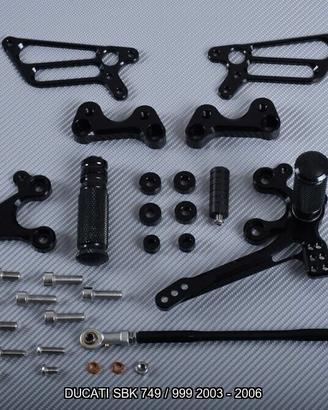Pedane arretrate DUCATI SBK 749 / 999 2003 - 2006