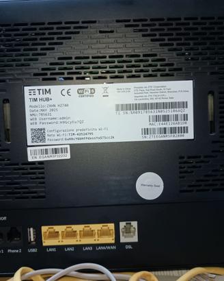 MODEM TIM HUB+ MODELLO ZXHN H2740