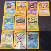 Lotto Carte Pokémon Expedition Base Set 2002
