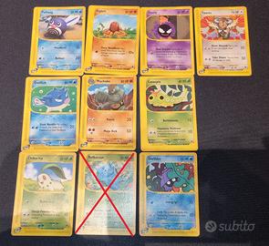 Lotto Carte Pokémon Expedition Base Set 2002