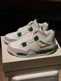 Jordan 4 Retro SB Verde Bianco Taglia 40