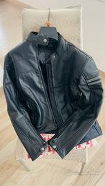Giacca moto in pelle