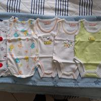 body smanicato neonato 1 mese 