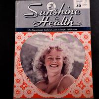 SUNSHINE & HEALTH 2 1952 AMERICAN NUDIST MOVEMENT