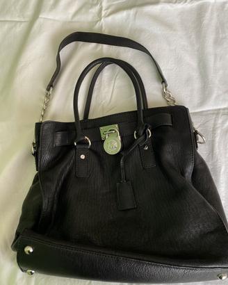 Borsa in pelle nera Michael Kors