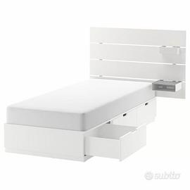 Letto NORDLI 90x200 IKEA-Come Nuovo, con Cassetti