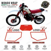 Adesivi compatibili con moto TT 225 TT225 enduro