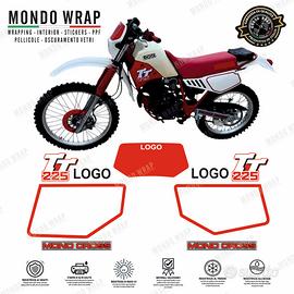 Adesivi compatibili con moto TT 225 TT225 enduro