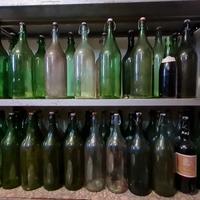 Bottiglioni in vetro varie dimensioni con chiusura