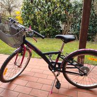 bicicletta ragazza 24 pollici con cestino
