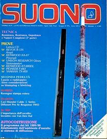 rivista SUONO numero 194/195 luglio agosto 1989