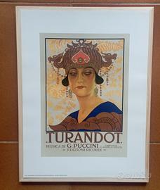 stampa in cornice 30x40 opera Turandot 