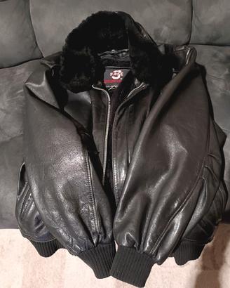 Giubbotto in vera pelle stile Aviator – Vintage