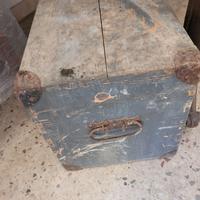 Cassapanca baule e Stricaturi vintage antiquariato