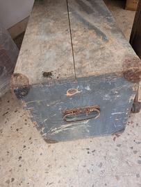 Cassapanca baule e Stricaturi vintage antiquariato