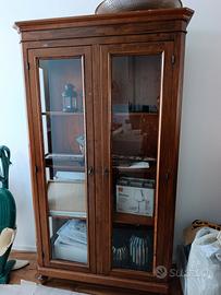 vetrinetta in legno massello 