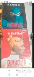 Fumetto Diabolik eva kant e carte da gioco