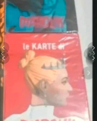 Fumetto Diabolik eva kant e carte da gioco