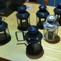 6 lanterne a candela nuove mai usate
