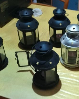 6 lanterne a candela nuove mai usate