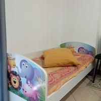 Letto per bambini con materazzo in aloe vera