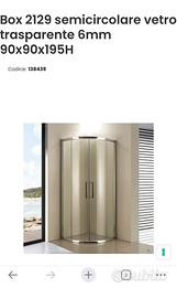 Box doccia semicircolare NUOVO