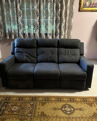 Divano 3 Posti Relax Reclinabile Elettrico