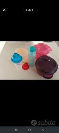 Set contenitori in plastica 