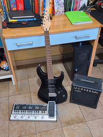 Yamaha ERG 121C Chitarra elettrica con Pedaliera