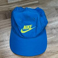 Cappellino Nike vintage blu nylon taglia unica