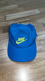 Cappellino Nike vintage blu nylon taglia unica
