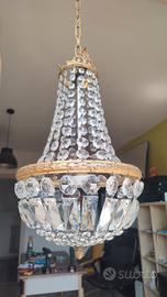 lampadario gocce cristallo