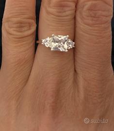 5 anelli NUOVI da  donna in argento