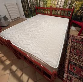 Materasso matrimoniale 160x190 x15 più topper alto