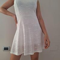 Vestito corto bianco